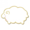 Home Decor Nordic Wooden Mirror Sheep Photo
