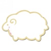 Home Decor Nordic Wooden Mirror Sheep