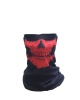 SKA Skull Tube Mask - Black & Red Photo
