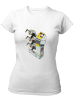 PepperSt Ladies White T-Shirt - Gun Dispenser Photo
