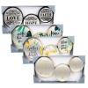 Bulk Pack x 4 Mirror Wall Plastic 3piece Set with Words Photo