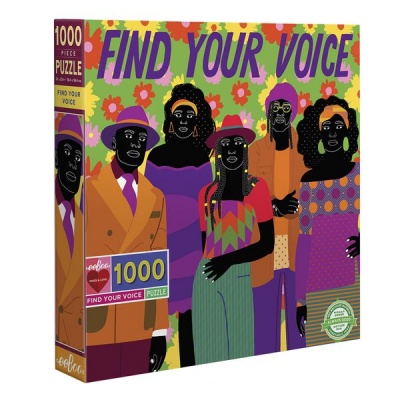 eeBoo Square Family Puzzle Find Your Voice 1000 Pieces