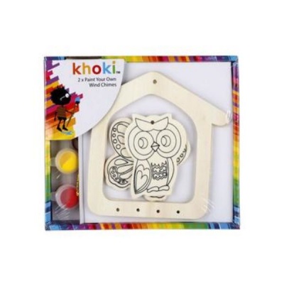Khoki 2 x Paint Your Own Wind Chimes