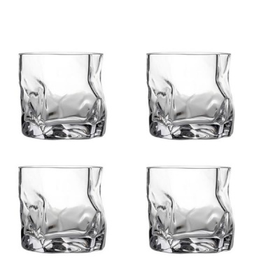 4 Piece 280ml Wave Model Whisky Glass Tumbler 1988 50