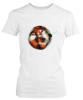 PepperSt Ladies White T-Shirt - Cute Digital Photo