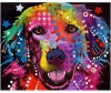 BENGATOUCH Paint by Numbers for Adults - Funky Retriever Photo