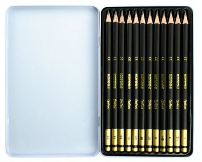 Photo of Kores Set of Different Grades of Grafitos Pencils Set of 12 - 2 1 Kit