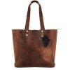 Dumi Jabu Genuine leather Large Shopping bag with Africa keyring Photo