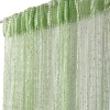 Matoc Designs Matoc String Curtain - Light Green with Silver Specks 2 Pack Photo