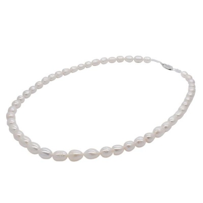 Photo of Lily Rose Lily & Rose 7mm White Freshwater Pearl Necklace - 45cm long