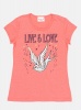 Pop Candy Kid's Printed Tee Orange Photo