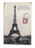 DeBlequy Aankopen – Paris Eiffel Tower Classic- Retro Vintage Metal Wall Plate Photo