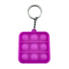 Fidget Mini Portable Pop It Bubble Popping Sensory Square Keyring Photo