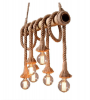 Bamboo Rope Light Chandelier Photo