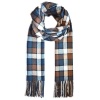 Lily Rose Lily & Rose Luxurious Soft Touch Block Checkered Tassel Scarf Photo
