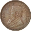 1898 South Africa 1 Penny Paul Kruger Rare Coin Photo