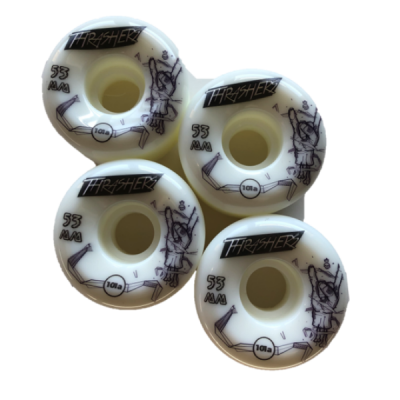 Photo of Thrashers Conical Skateboard Wheels 53mm 101a - Set of 4