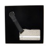 Jenna Clifford - Diamond Luggage Tag With Leather Strap Photo