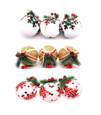 Luxury Christmas Balls Ornament Christmas Decor 9 piecesS
