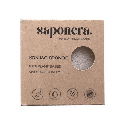 Photo of Saponera - Konjac All Natural Sponge in a Box - Deep Cleansing Bath