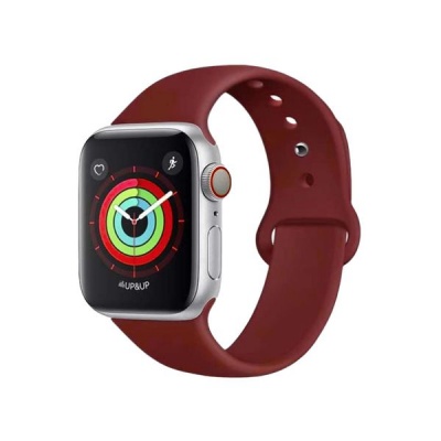 Photo of Meraki Silicone Sport Band for Apple Watch 42mm/44mm/45mm/49mm - Maroon