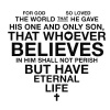 Spoonkie Sticker Art: Wall Sticker - Bible: John 3:16 Photo