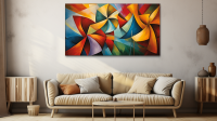 Canvas Wall Art whirling Windmills Abstract HD0171
