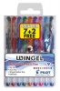 Pilot Wingel 0.7mm Gel Pens - Wallet of 9 Colours Photo