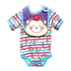 Baby Romper Smiling Monkey Photo