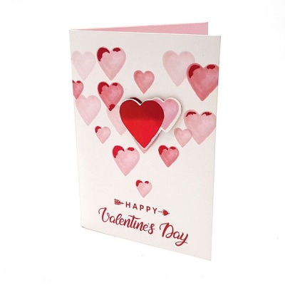 Photo of BUFFTEE Happy Valentines Day Card- Happy 3D Heart - Musical