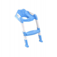 Jack Brown Childrens Toilet Training Seat and Ladder Blue