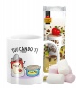 PepperSt Pappa Joe Hug Mug with Marshmallows - You Can Do It Photo