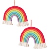 Wall Art Nordic Colourful Door Hanging Decoration Rainbows Photo