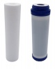 Water Time 10" Poly Prop Sediment & GAC Filter Cartridge Set Photo