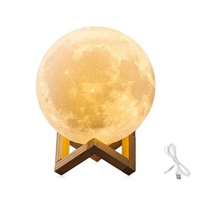 Moon Lamp 3D Printing Brightness Touch Control