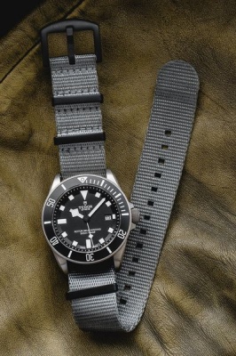 Photo of X Fusion Universal Nato Rugged Replacement Watch Strap - Grey 20mm Black Buckle