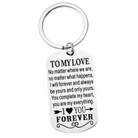 Keychain To My Love l Love You Forever Valentines Day Gift Anniversary