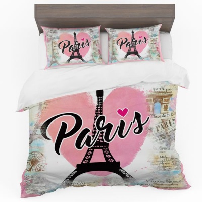 Photo of Print with Passion From Paris with Love Duvet Cover Set