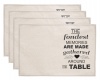PepperSt Placemat Set - Memories - Set of 4 Photo