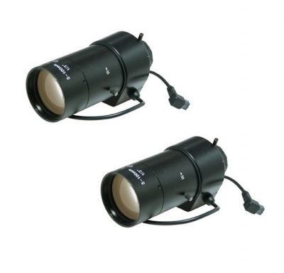 Space TV 5–50 Mm Varifocal Auto Iris Lens for CCTV Box Cameras 2 Pack
