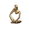Yoga Figurine Gold Peace Photo