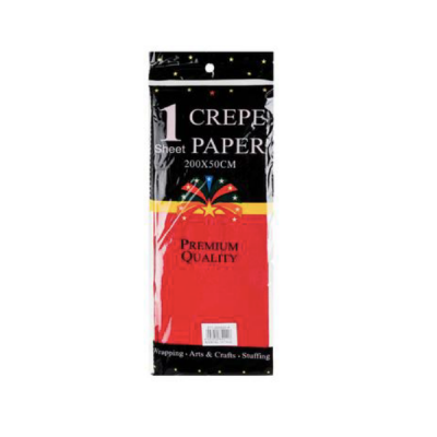 Premium Quality Stationary Red Crepe Paper x 2