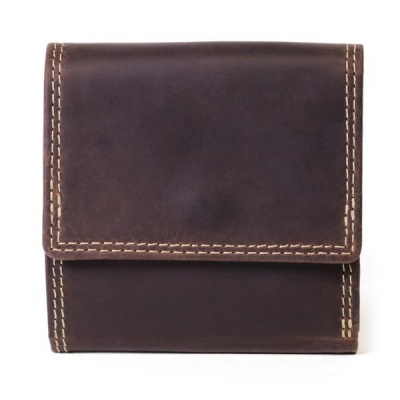 Photo of Bag Addict Nuvo - AW119 Brown Leather Men's Trifold Wallet