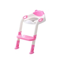 Childrens Toilet Baby Folding Potty Training Seat Pink