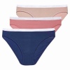 Jockey 3 Pack French Cut - Navy Blossom & Powder Beige Photo