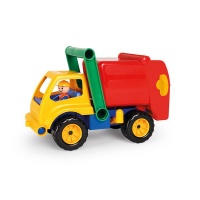 Lena Toy Garbage Truck with Toy Figure Aktive Multi Coloured 30cm