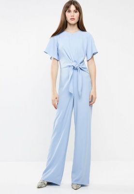 Photo of Women's Missguided Side Tie Jumpsuit - Blue