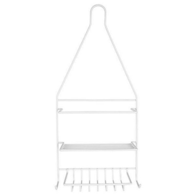 Shower Caddy White Metal