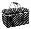 Seven Seventy Large Bag Collapsible Picnic Basket Black Photo