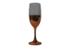 Crockery Centre Champagne Glasses 190ml 6 Piece Half Rose Gold Base Photo